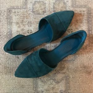 Jenni Kayne suede d'orsay flats 8.5 (38.5)